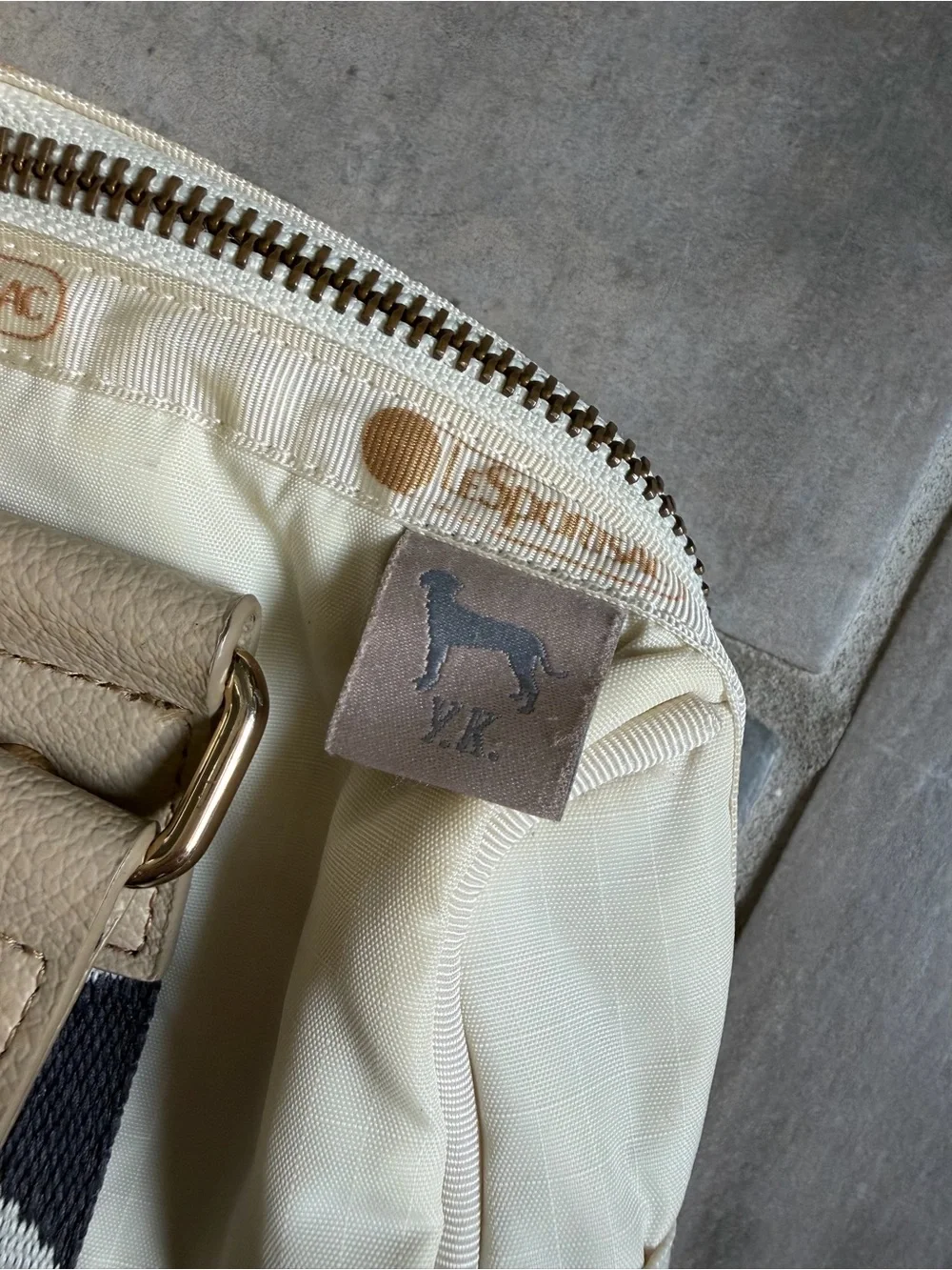 LeSportsac x Yumie Kazama 2way Shoulder Bag Small Beige Japan Limited Rare